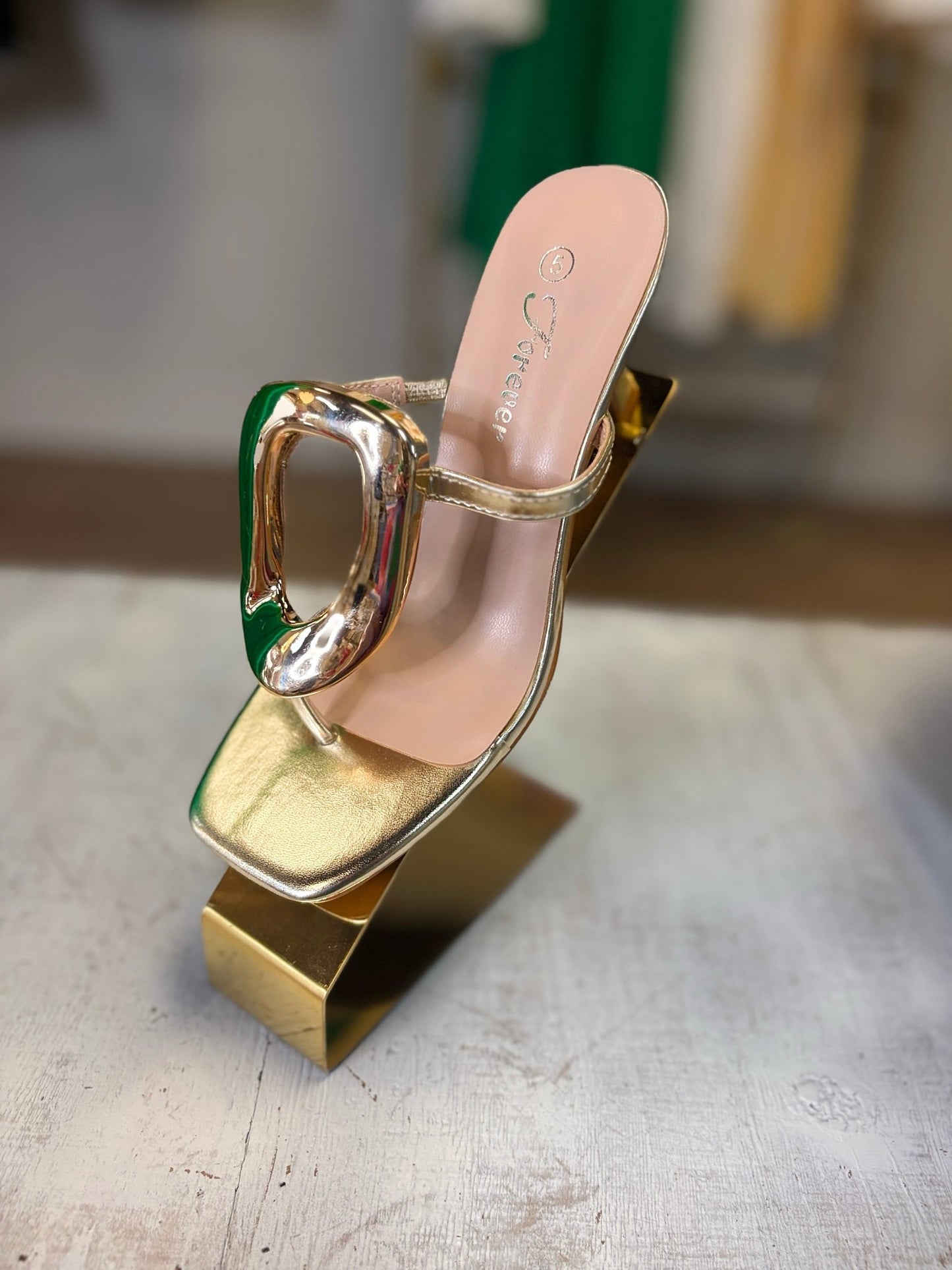 Golden Hour Glam Heels - ElleBoutiqueZachary