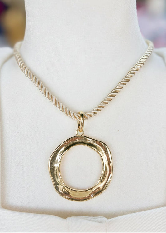 High Tide Rope Pendant Necklace - ElleBoutiqueZachary