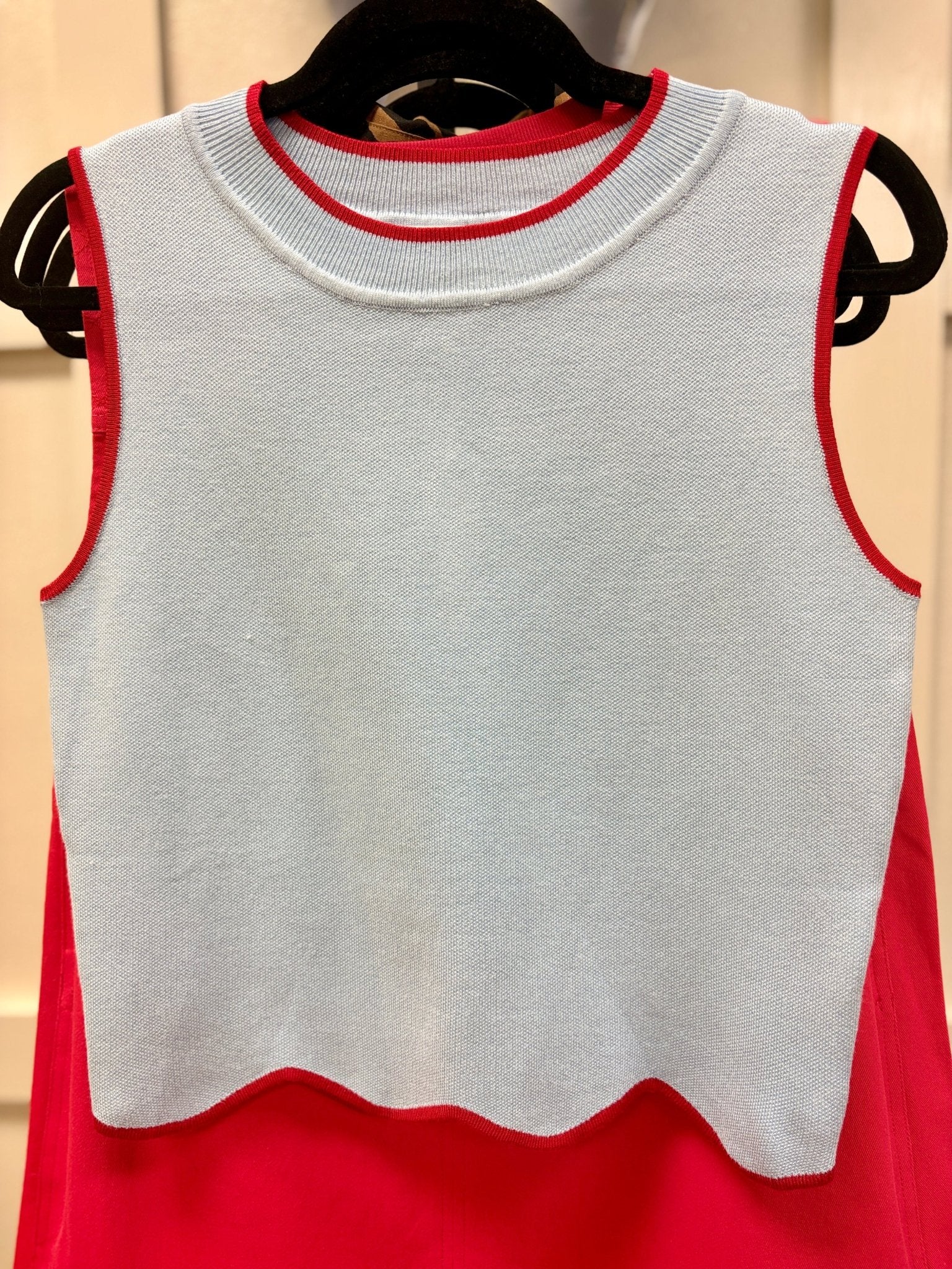 Lake Day Scallop Sweater Tank - ElleBoutiqueZachary
