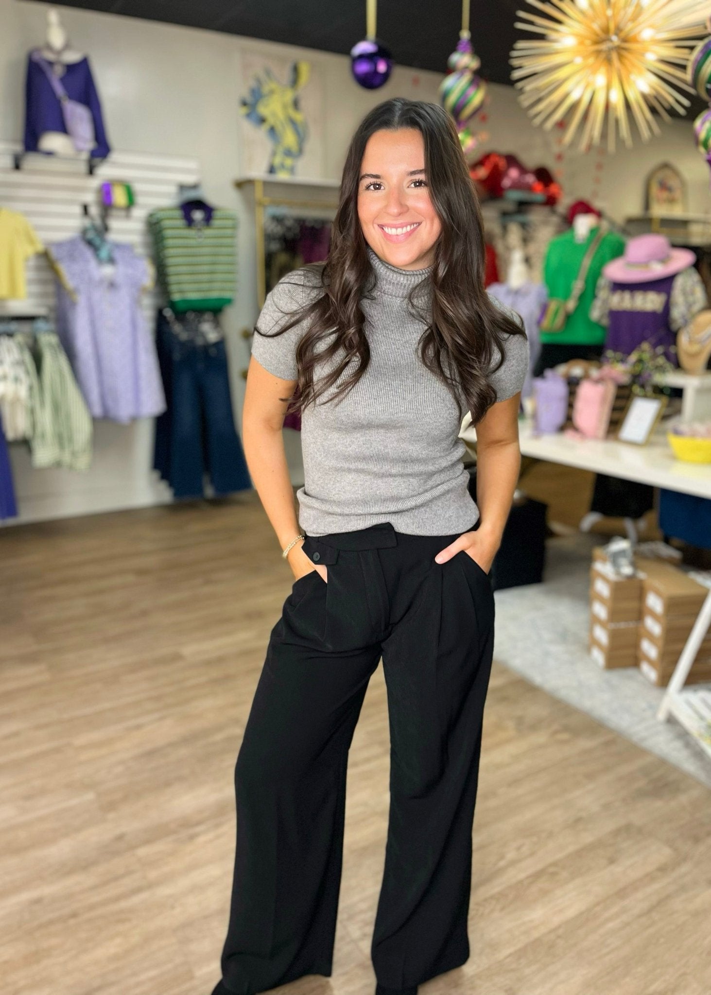 Little Black Slacks - ElleBoutiqueZachary