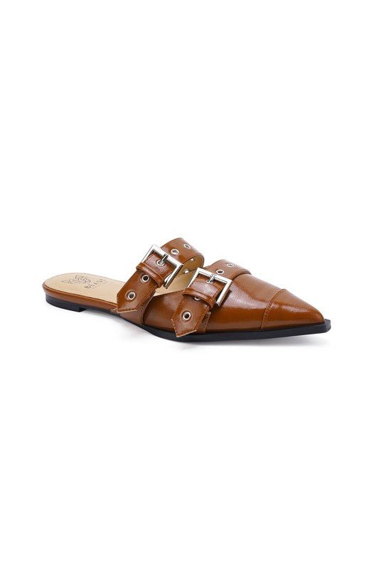 Mahryn Mule - Camel - ElleBoutiqueZachary