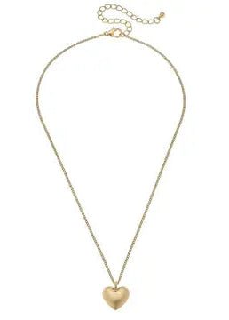 McKenna Delicate Heart Necklace - ElleBoutiqueZachary
