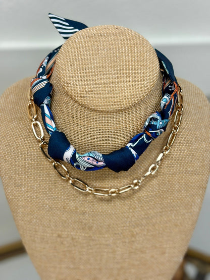 Mediterranean Nights Chain Necklace - ElleBoutiqueZachary