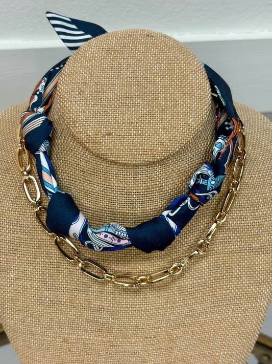 Mediterranean Nights Chain Necklace - ElleBoutiqueZachary