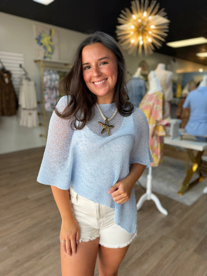 Ocean Breeze One-Shoulder Cover-Up - ElleBoutiqueZachary