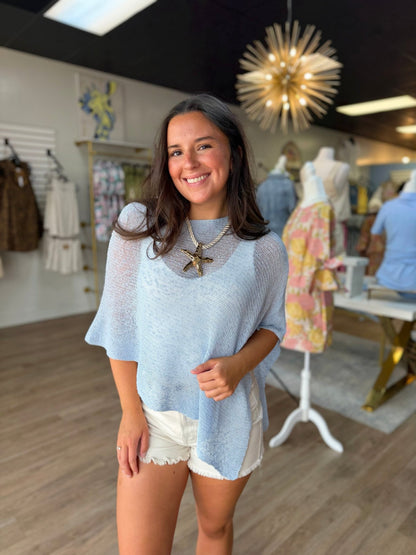 Ocean Breeze One-Shoulder Cover-Up - ElleBoutiqueZachary