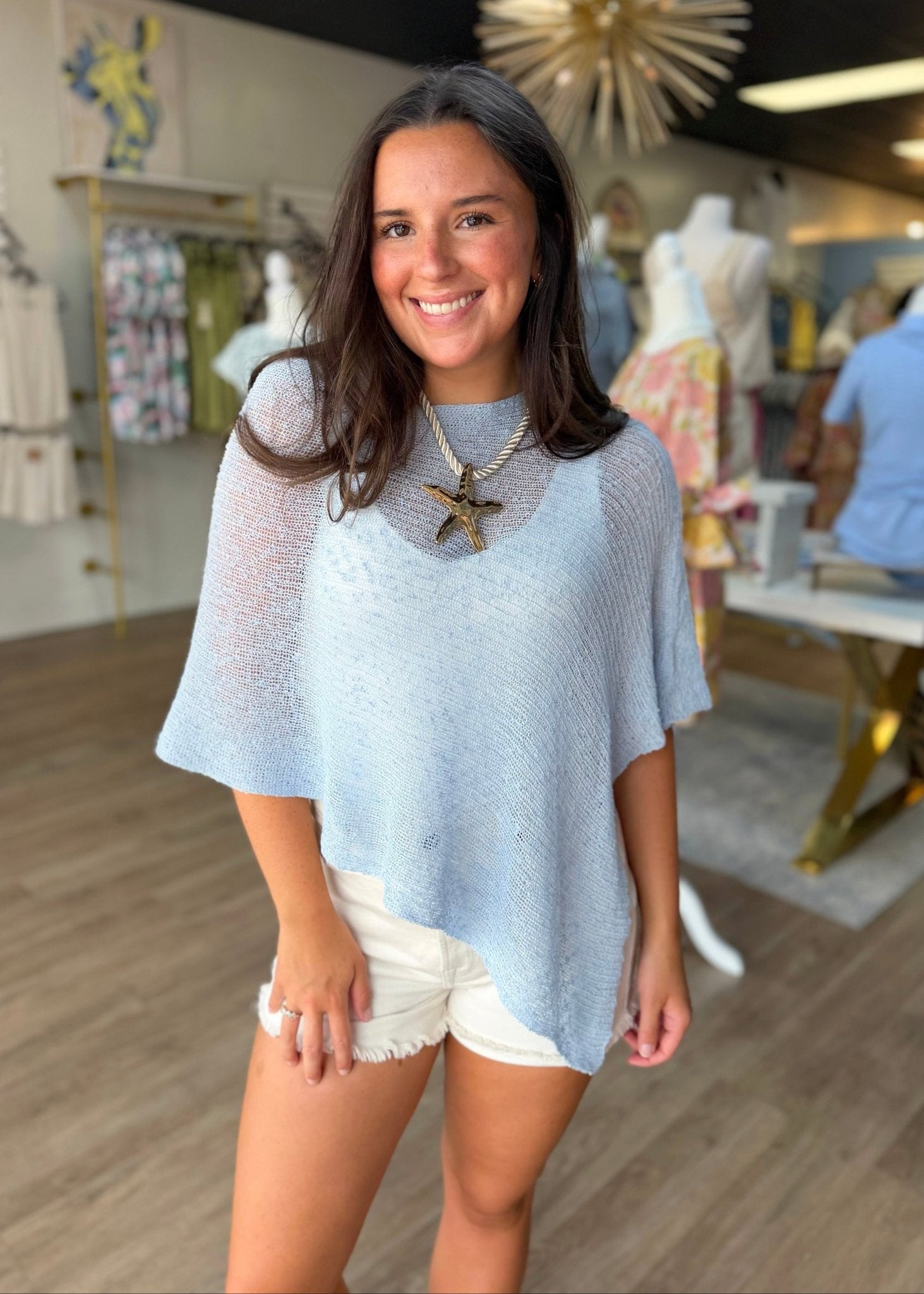Ocean Breeze One-Shoulder Cover-Up - ElleBoutiqueZachary