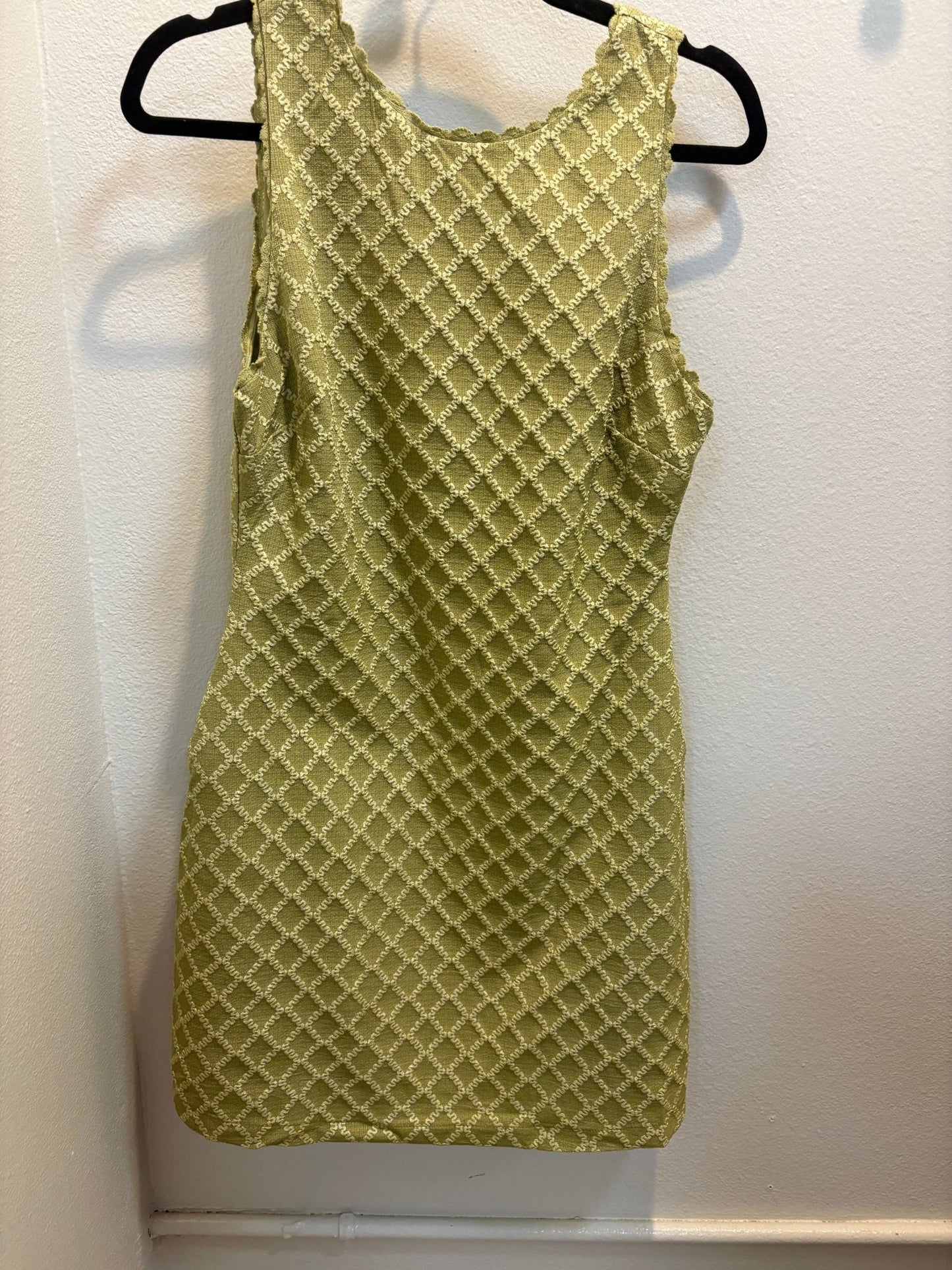 Olive Grove Textured Pocket Mini Dress - ElleBoutiqueZachary