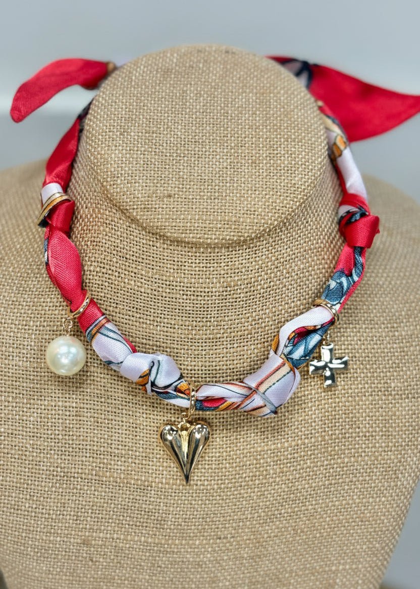 Parisian Charm Scarf Necklace - ElleBoutiqueZachary
