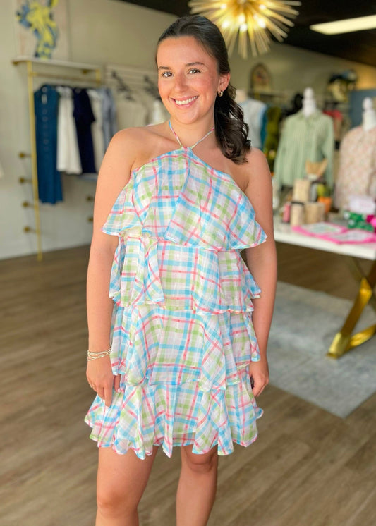 Pastel Dreams Tiered Ruffle Dress - ElleBoutiqueZachary