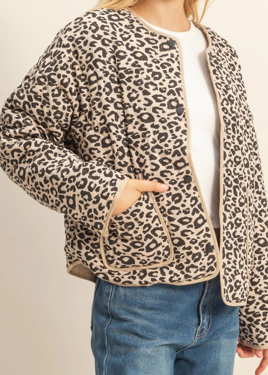 Bianca Jacket-Leopard