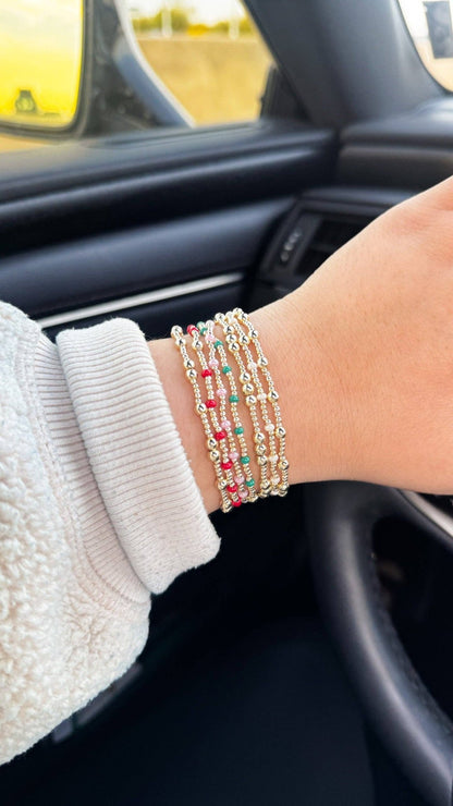 Pixie Bracelet : Medium - 7" (average size) / Light Pink - ElleBoutiqueZachary