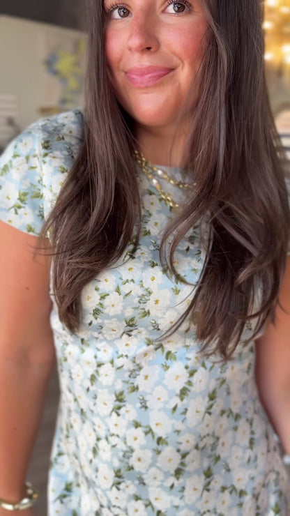 Run for the Roses Jacquard Dress