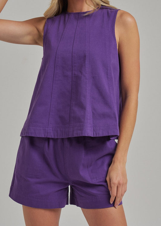 Purple Reign Gameday Twill Set - ElleBoutiqueZachary