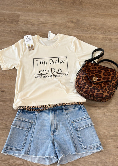Ride or Die Graphic Tshirt - ElleBoutiqueZachary