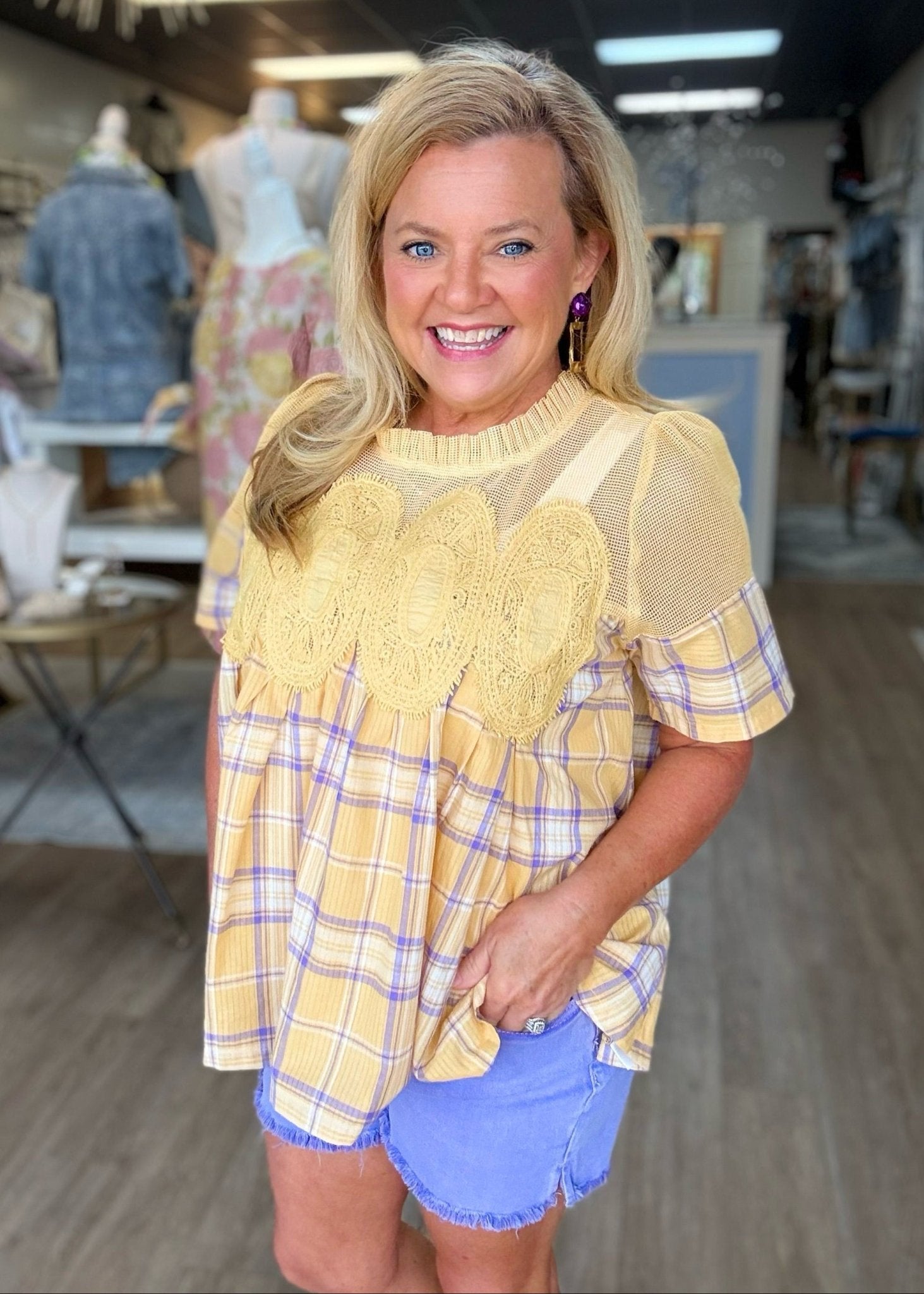 Saturday Social Blouse - ElleBoutiqueZachary