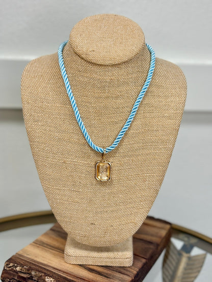Summer Shore Gold Charm Necklace - ElleBoutiqueZachary