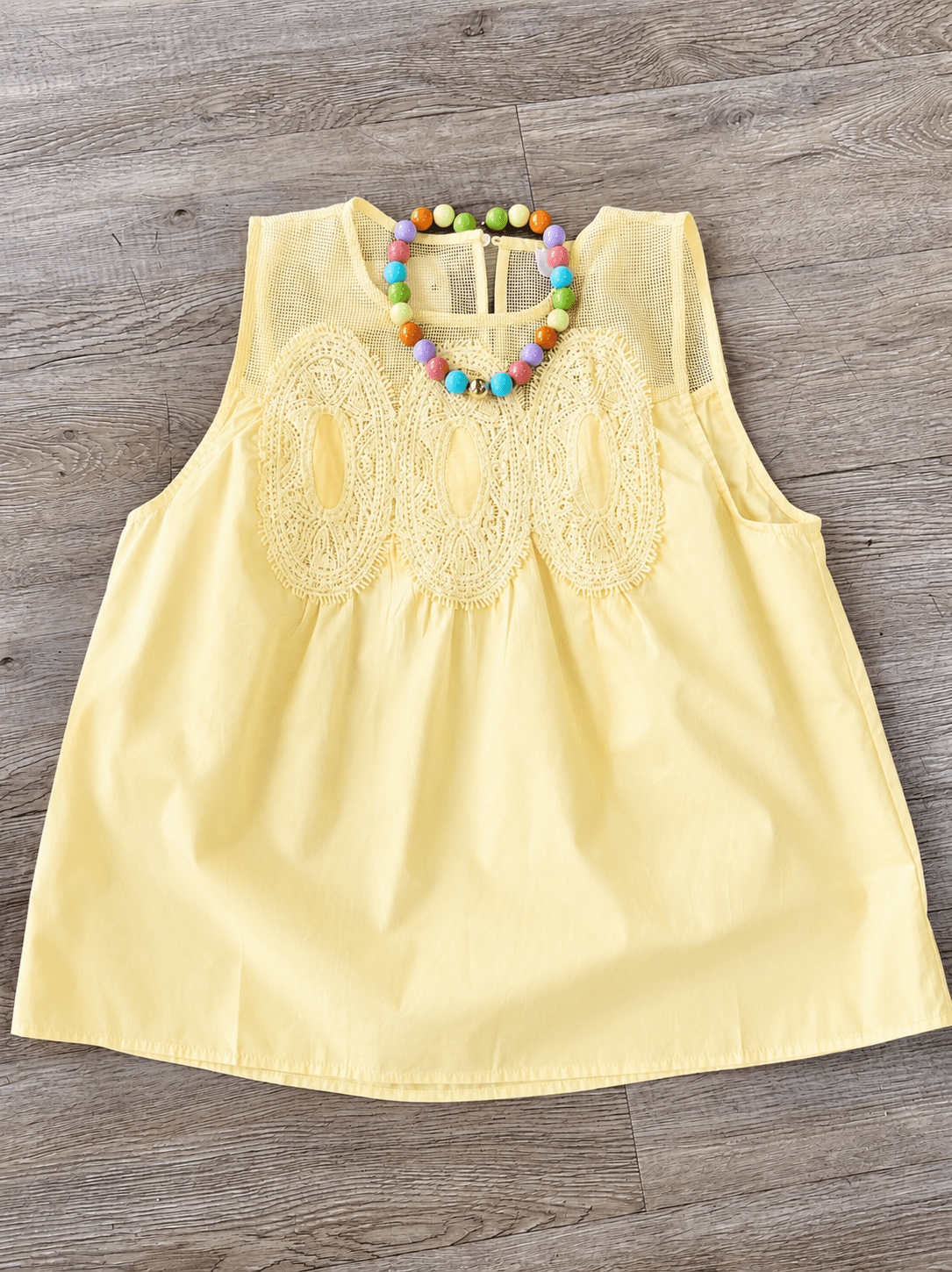 Sunday Sunshine Lace Top - ElleBoutiqueZachary