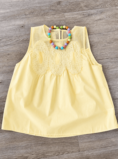Sunday Sunshine Lace Top - ElleBoutiqueZachary