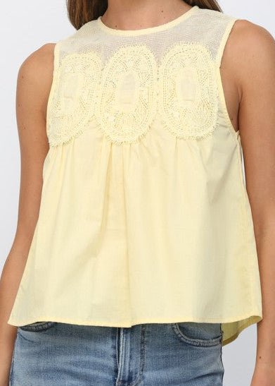 Sunday Sunshine Lace Top - ElleBoutiqueZachary