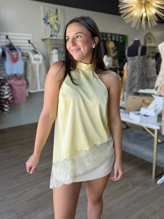 Sunshine & Lace Halter Top - ElleBoutiqueZachary