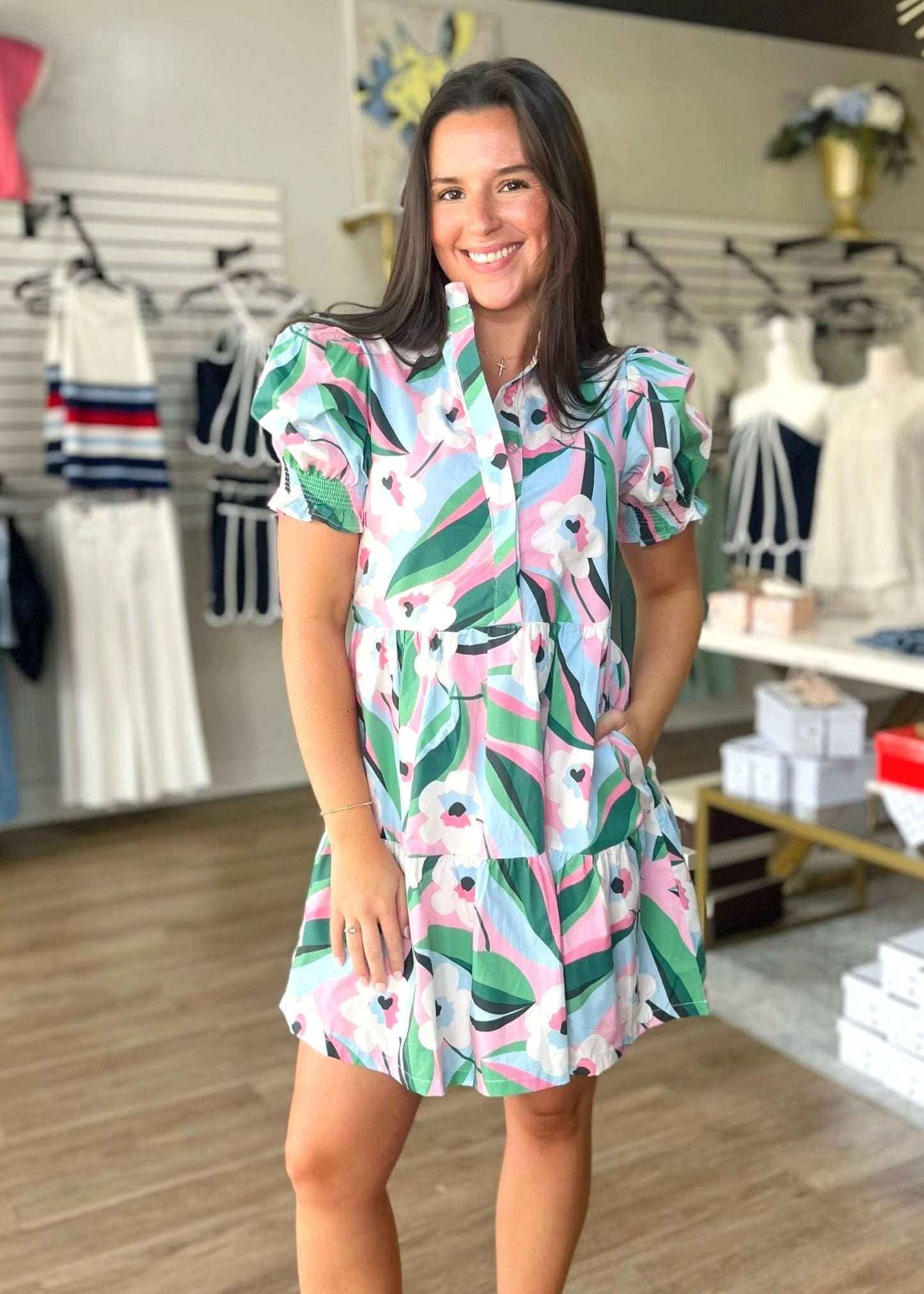Sweet Blossom Floral Dress - ElleBoutiqueZachary