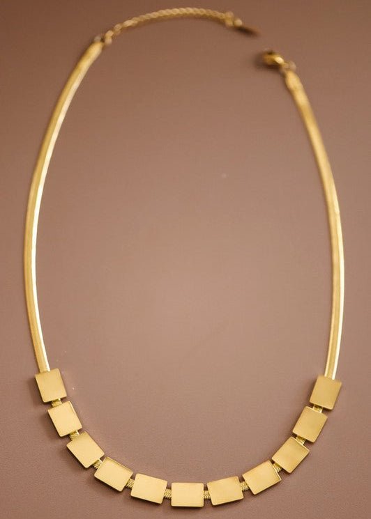 Sylvie Gold Link Necklace - ElleBoutiqueZachary