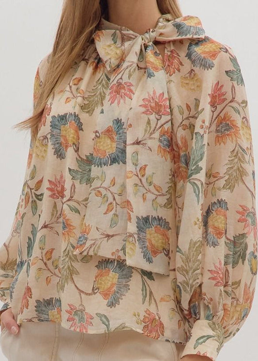 Sheridan Blouse-Ecru