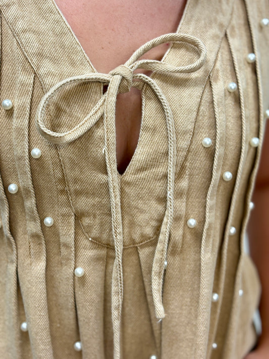 Nova Romper - Tan