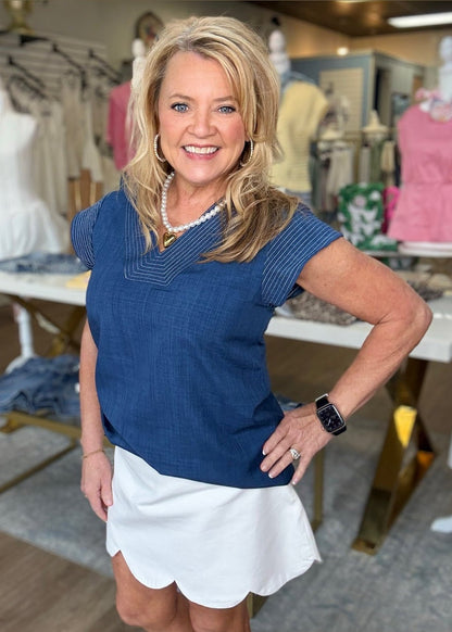 The Blue Haven Blouse - ElleBoutiqueZachary