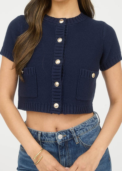 The Hampton Cardigan – Navy - ElleBoutiqueZachary