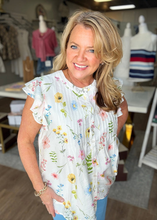 The Petal Charm Blouse - ElleBoutiqueZachary