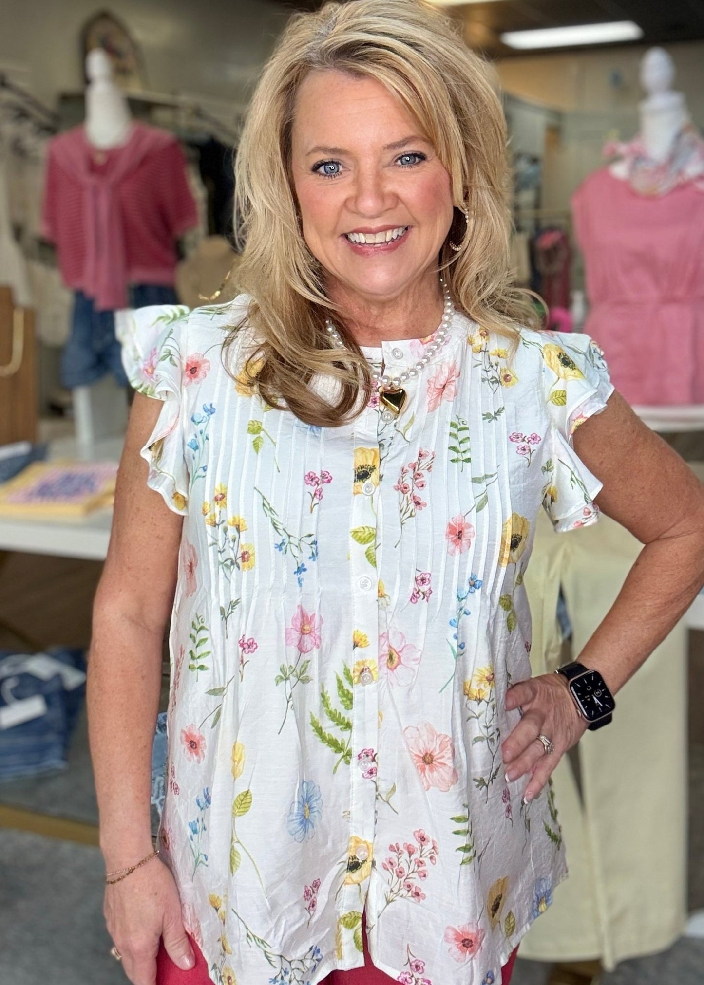 The Petal Charm Blouse - ElleBoutiqueZachary