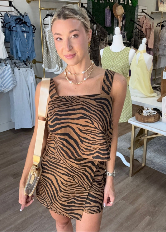 Tiger, Fierce & Fabulous Crop Top - ElleBoutiqueZachary