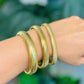variety gold bracelets 